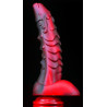 MONSTERED Gode Dragon Sarkan 19 x 4.5cm Noir-Rouge